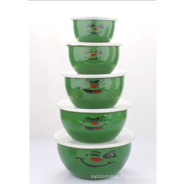 10-18cm 5PCS Enamel Salad Bowl (LFC1138)